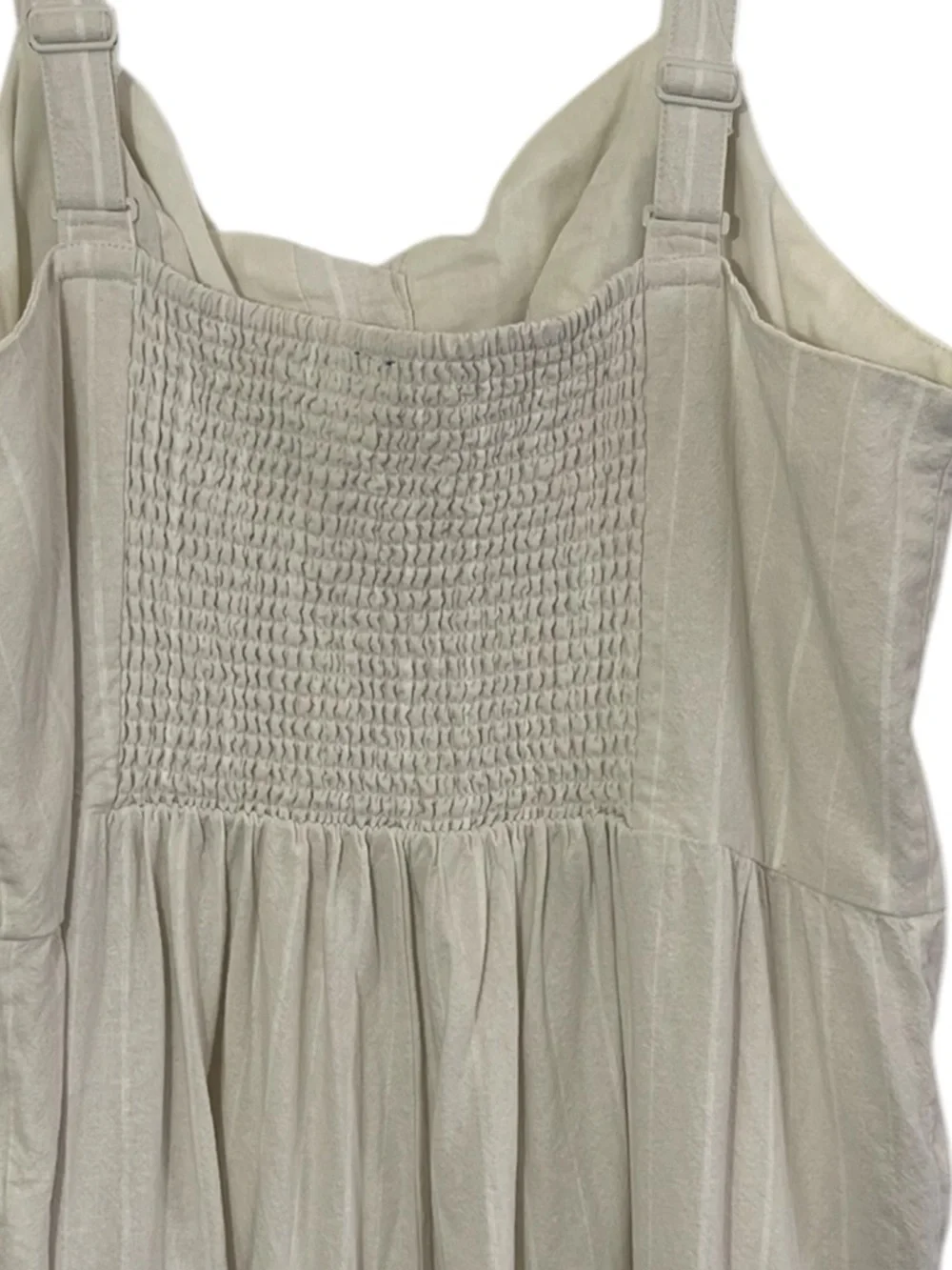 Old Navy Fit & Flare Wide Leg Jumpsuit Thin Adjustable Straps Size 2X - Picture 9 of 10